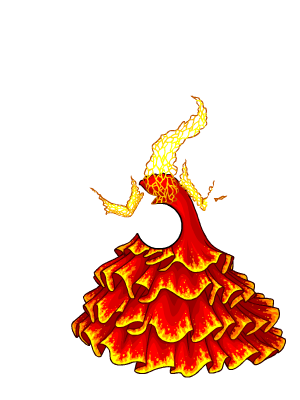 Платье "Сердце Радикса" flamefiredress