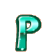 Мерцающая буква P